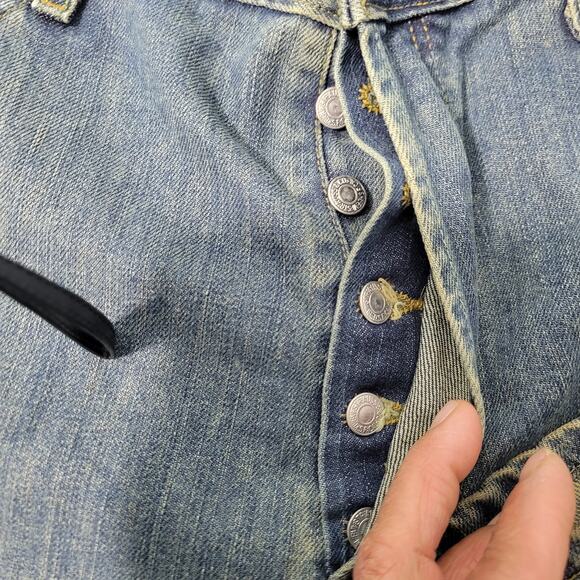 Levi's Original Men's 501 jeans Size 38x34L Button Fly 33022-0524 - Picture 8 of 9
